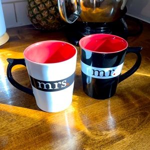 Mr. and Mrs. mugs